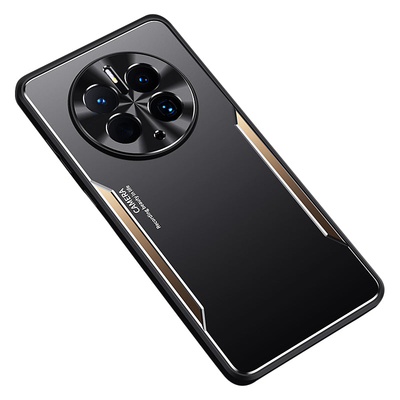 For Huawei Mate 50 Pro 4G Aluminium Alloy+TPU Cover Shockproof Mobile Phone Case