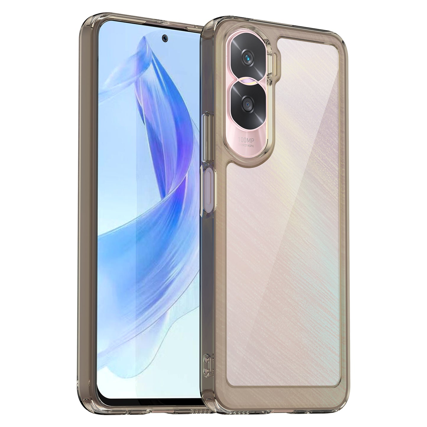 For Honor 90 Lite 5G / X50i 5G TPU+Acrylic Mobile Phone Back Cover Clear Protective Shockproof Case