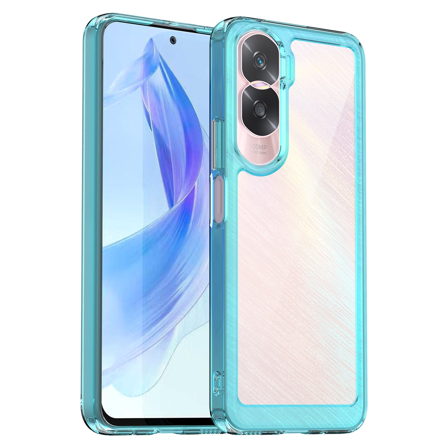 For Honor 90 Lite 5G / X50i 5G TPU+Acrylic Mobile Phone Back Cover Clear Protective Shockproof Case