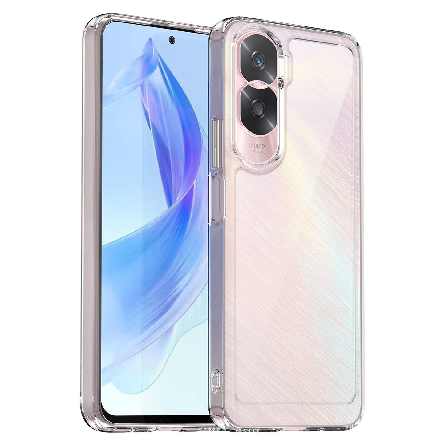 For Honor 90 Lite 5G / X50i 5G TPU+Acrylic Mobile Phone Back Cover Clear Protective Shockproof Case