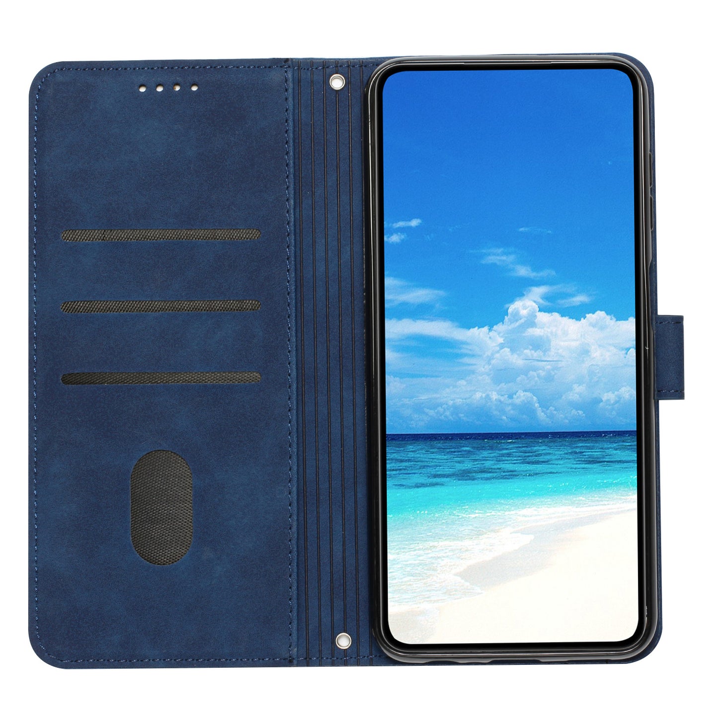 For Infinix Note 30 4G / Note 30 5G Wallet Phone Cover Imprinted Heart PU Leather + TPU Stand Case