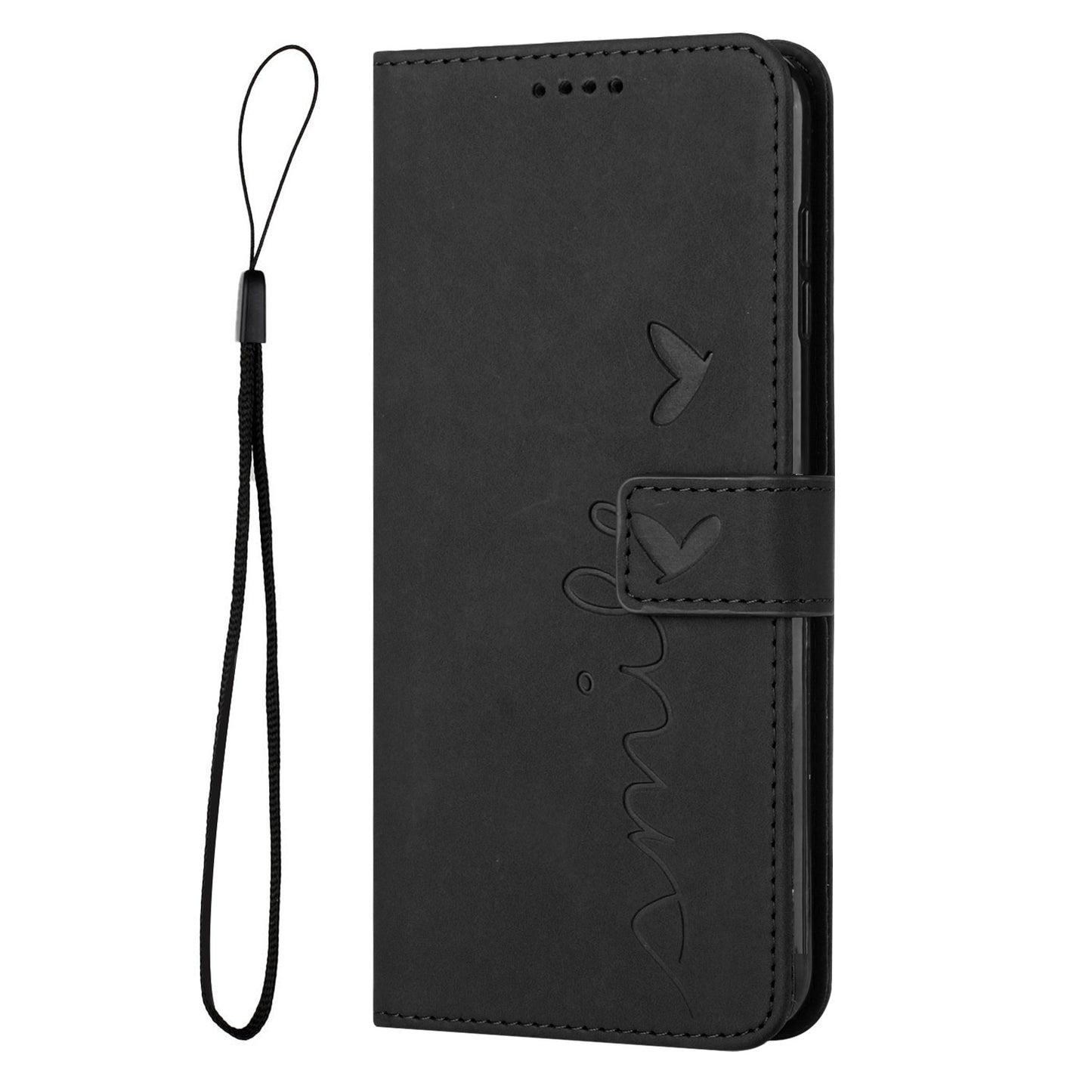 For Infinix Note 30 4G / Note 30 5G Wallet Phone Cover Imprinted Heart PU Leather + TPU Stand Case