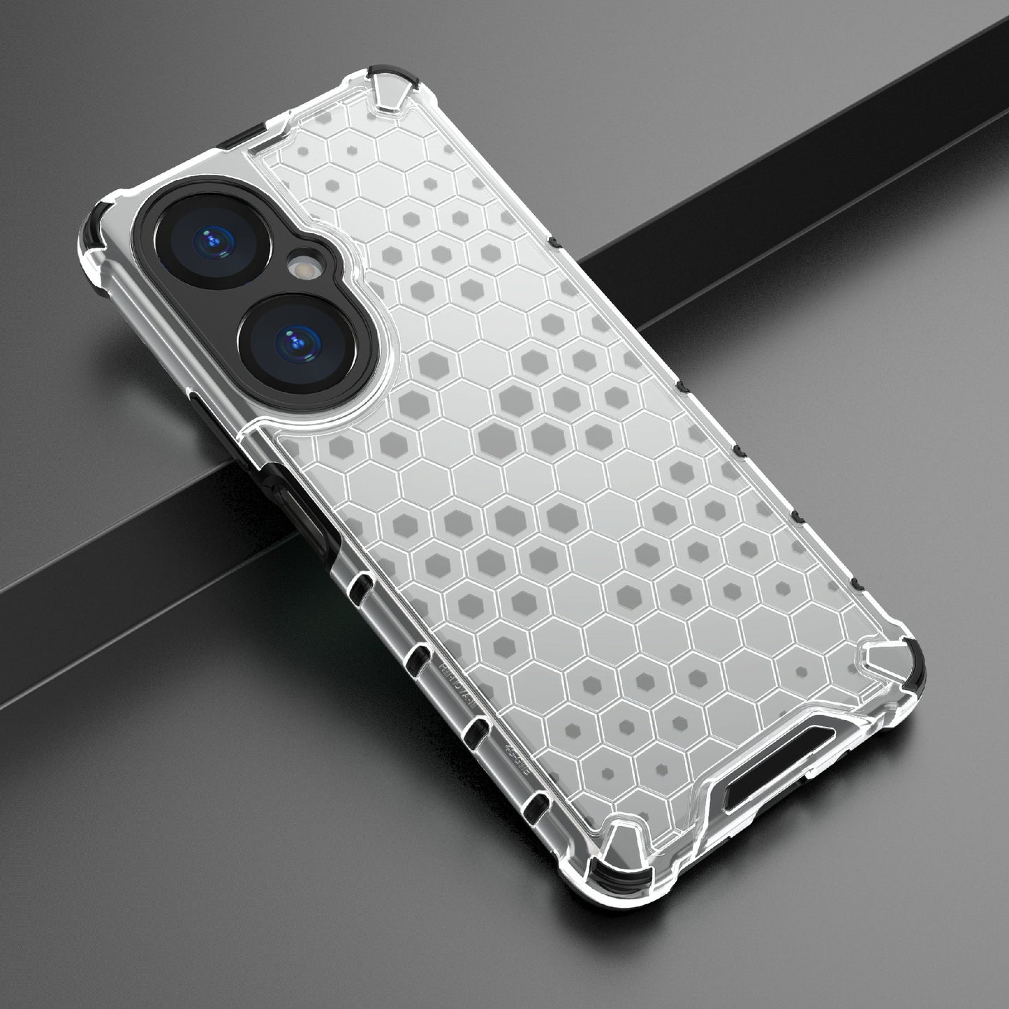 For Huawei Nova 11i Honeycomb Texture TPU+PC Cover Drop-proof Phone Case