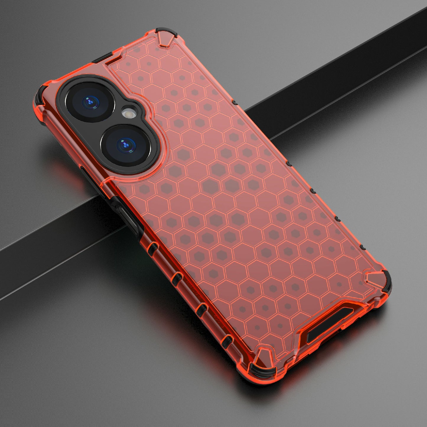 For Huawei Nova 11i Honeycomb Texture TPU+PC Cover Drop-proof Phone Case