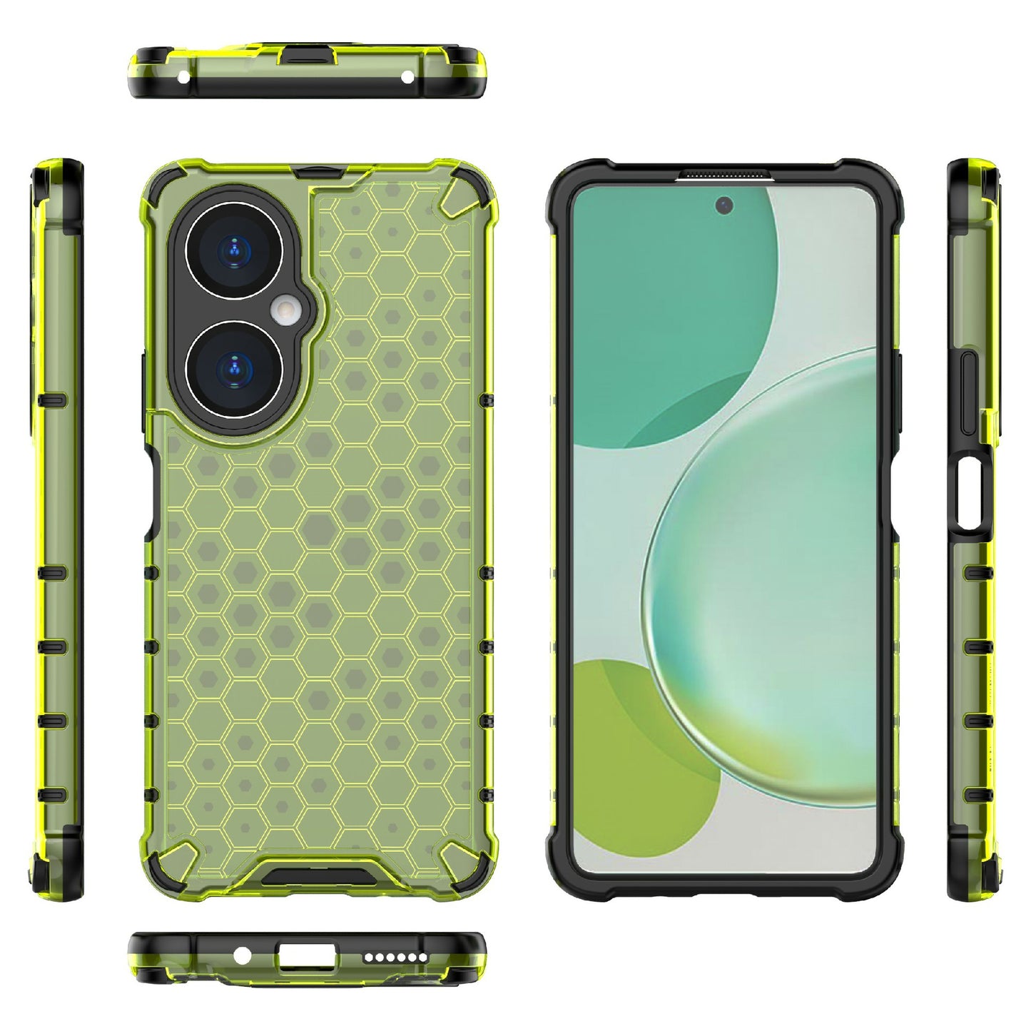 For Huawei Nova 11i Honeycomb Texture TPU+PC Cover Drop-proof Phone Case
