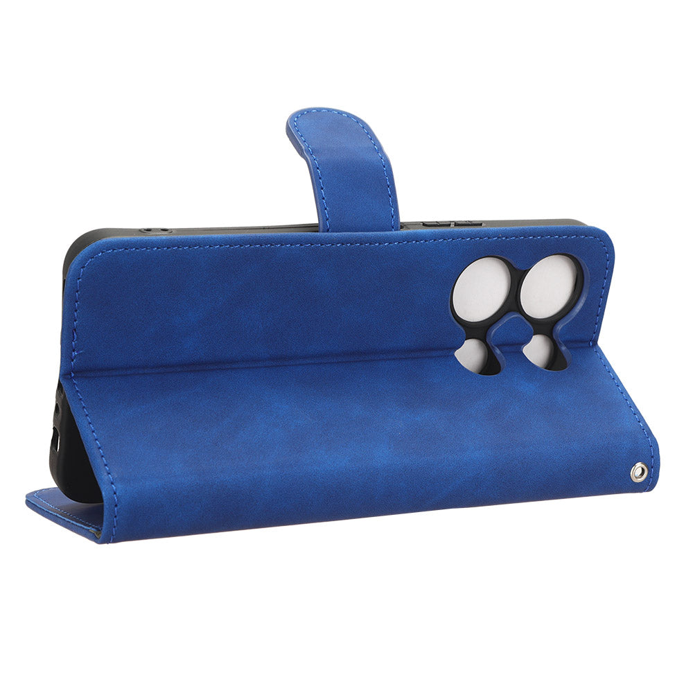 For Infinix Note 30 4G Skin-touch PU Leather Phone Case Wallet Stand Protective Phone Cover