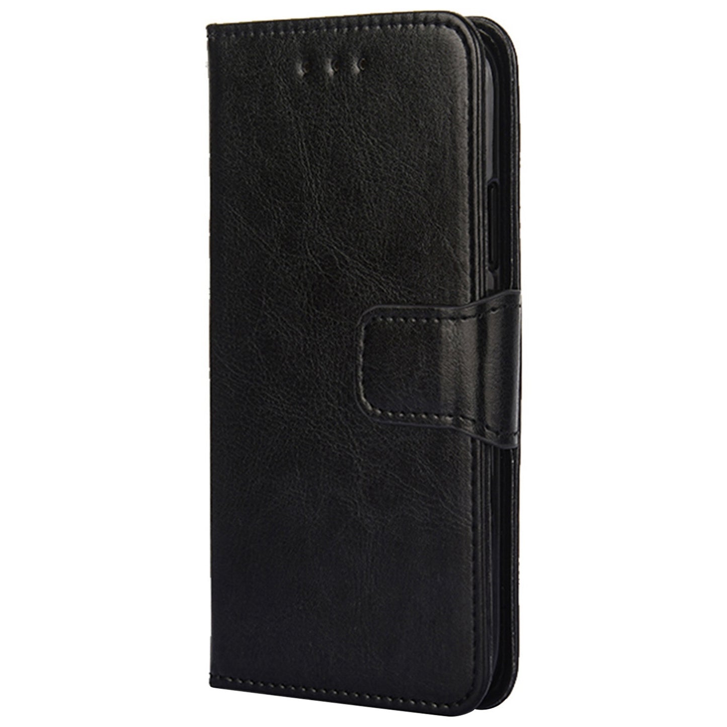 For Infinix Hot 30i Textured PU Leather Wallet Stand Case Anti-scratch Phone Cover