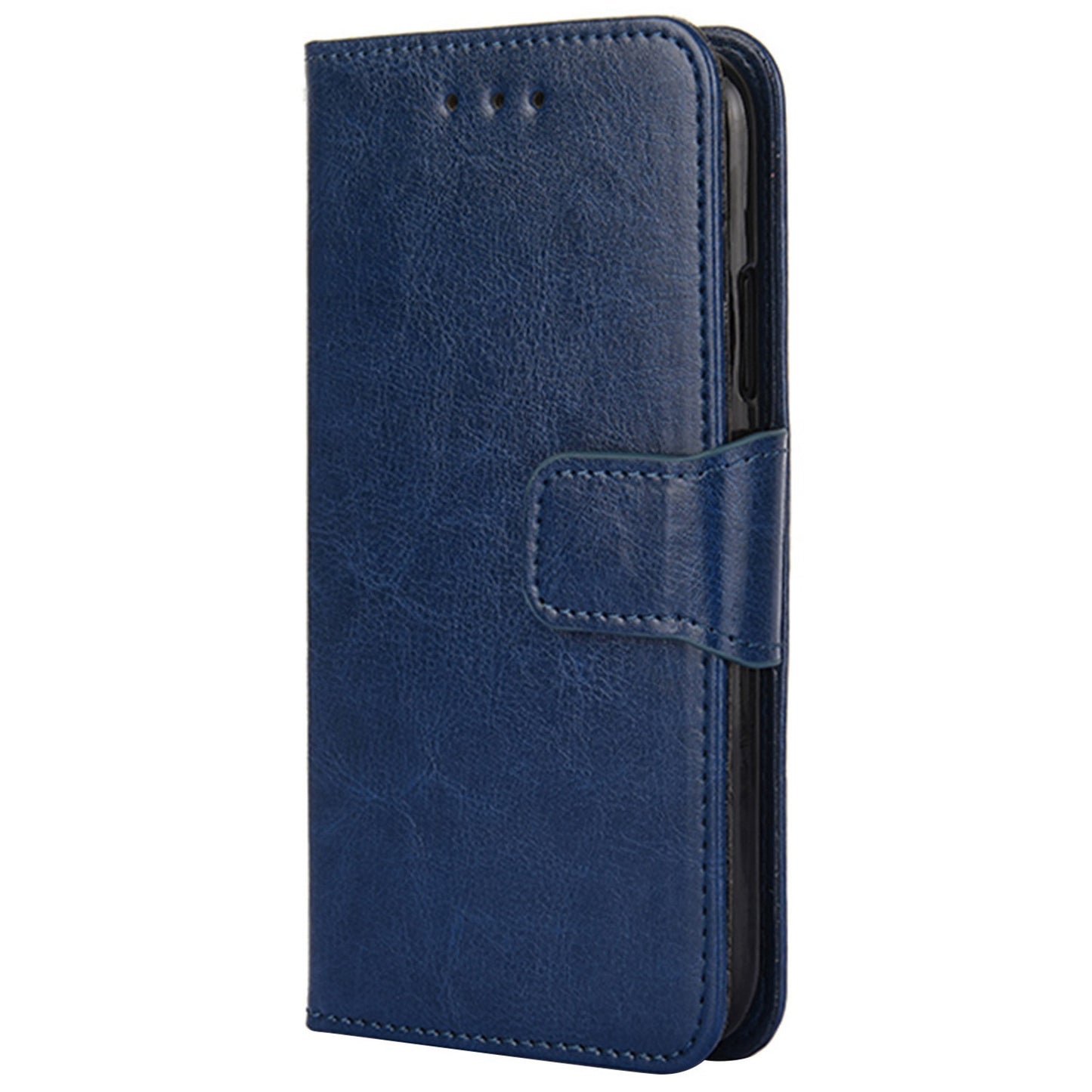 For Infinix Hot 30i Textured PU Leather Wallet Stand Case Anti-scratch Phone Cover
