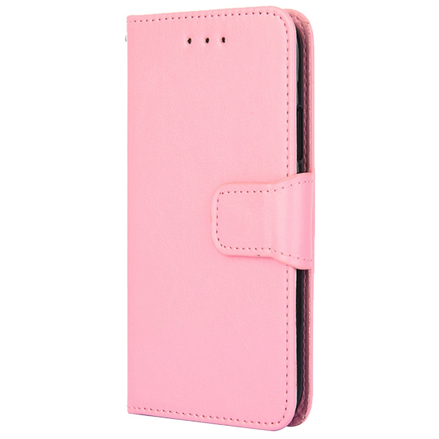 For Infinix Hot 30i Textured PU Leather Wallet Stand Case Anti-scratch Phone Cover