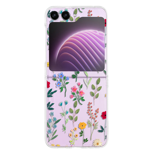 Hard PC Phone Case for Samsung Galaxy Z Flip5 5G Pattern Printing Protective Phone Cover