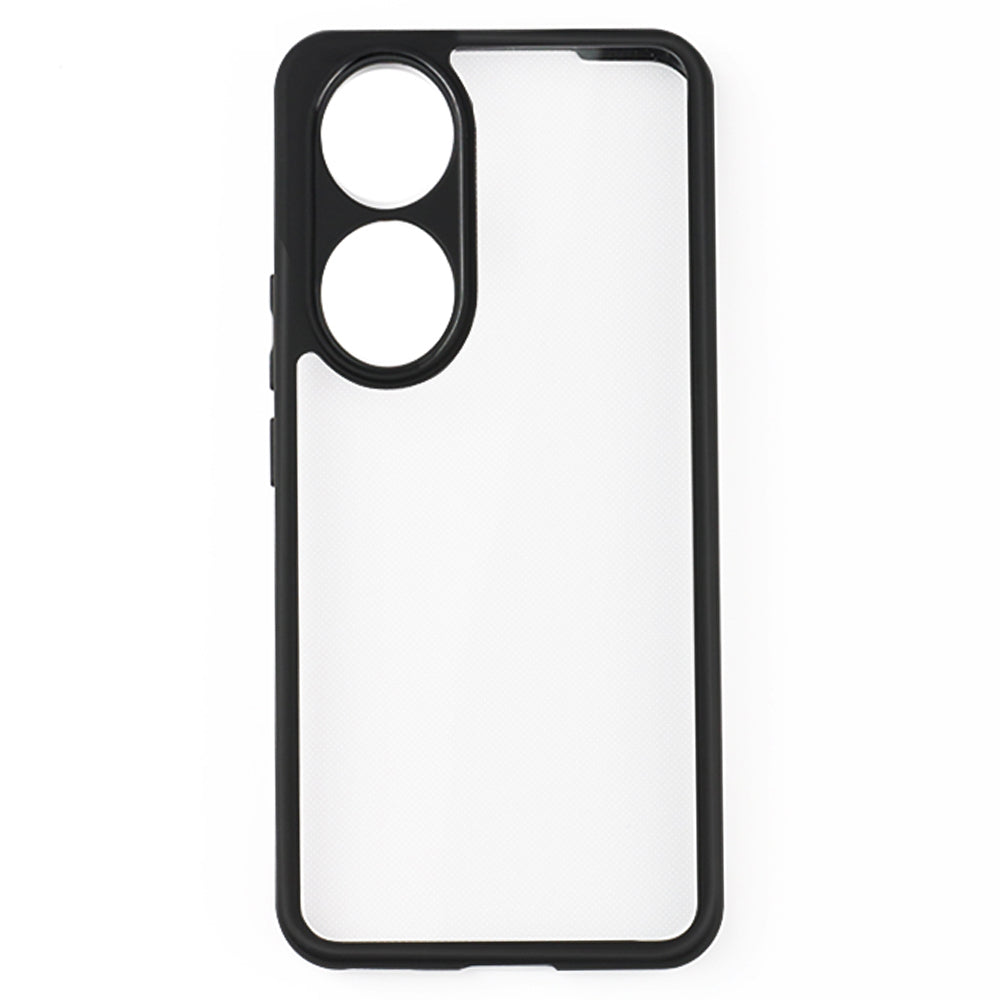 For Honor 90 Anti-Dust Phone Cover Flexible TPU + Hard PC Transparent Cell Phone Case