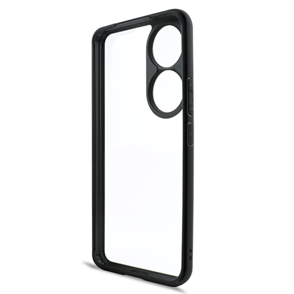 For Honor 90 Anti-Dust Phone Cover Flexible TPU + Hard PC Transparent Cell Phone Case