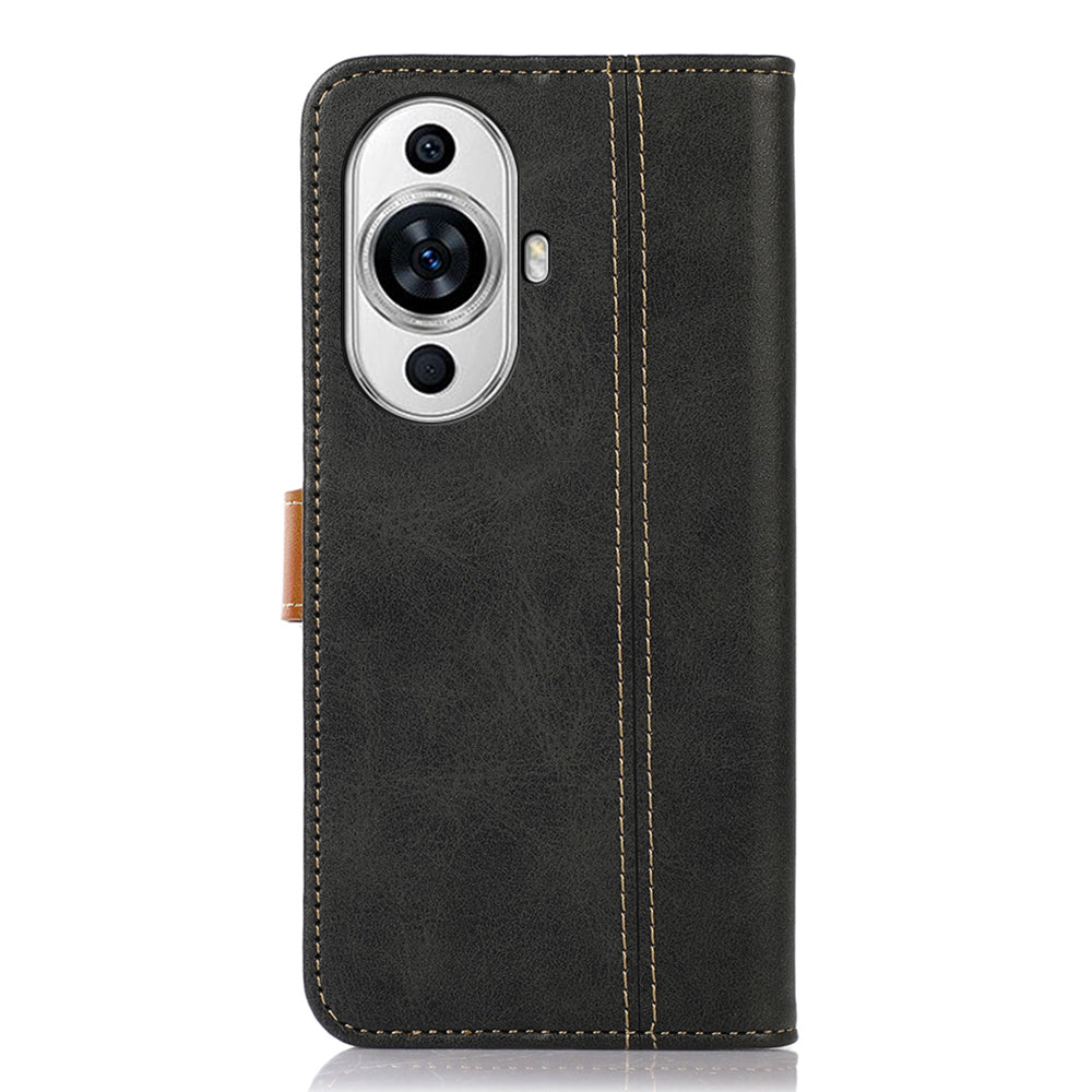For Huawei nova 11 Pro / nova 11 Ultra Calf Texture Leather Case Stand Wallet Phone Cover
