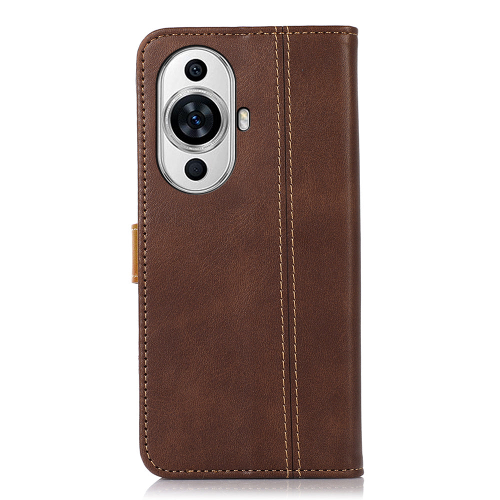 For Huawei nova 11 Pro / nova 11 Ultra Calf Texture Leather Case Stand Wallet Phone Cover
