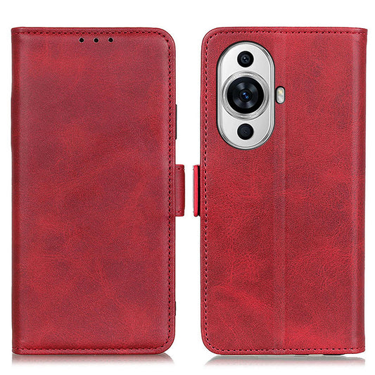 For Huawei nova 11 Pro / nova 11 Ultra Wallet Case Cowhide Texture PU Leather Phone Stand Cover