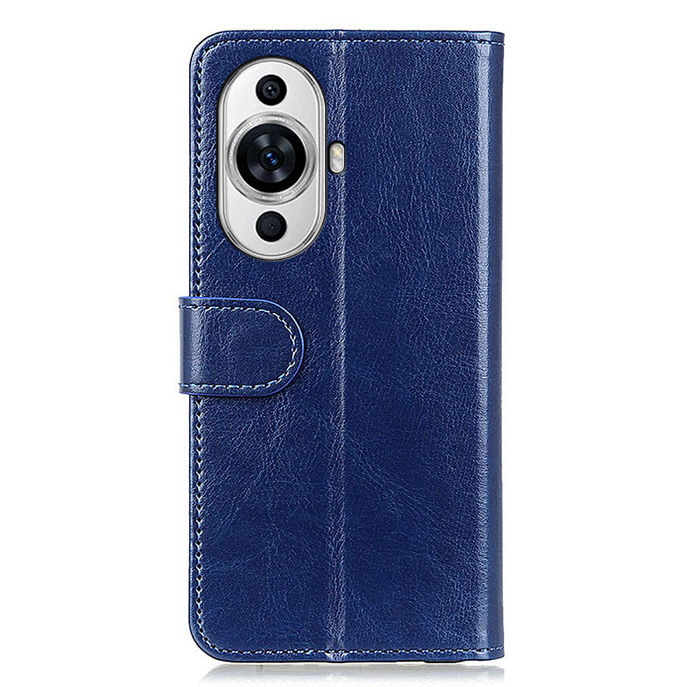 For Huawei nova 11 Pro / nova 11 Ultra PU Leather Wallet Phone Cover Crazy Horse Texture Stand Case
