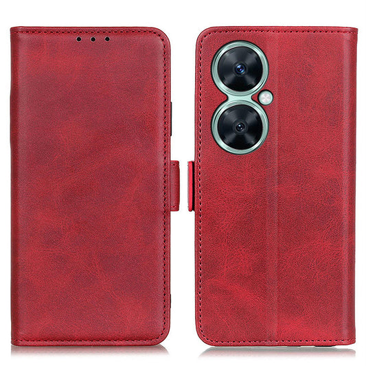 For Huawei Nova 11i / Enjoy 60 Pro / Maimang 20 Cowhide Texture Phone Case PU Leather Wallet Stand Cover
