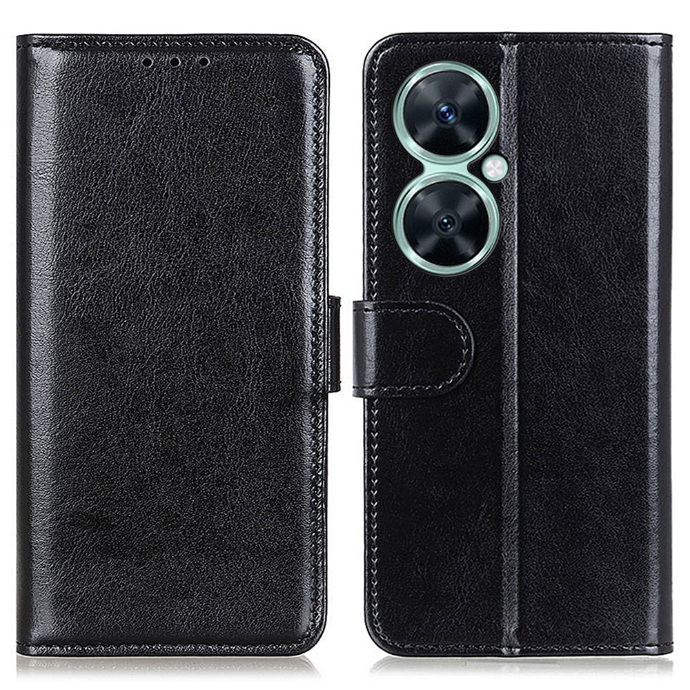 For Huawei Nova 11i / Enjoy 60 Pro / Maimang 20 Phone Leather Case Stand Wallet Crazy Horse Texture Cover