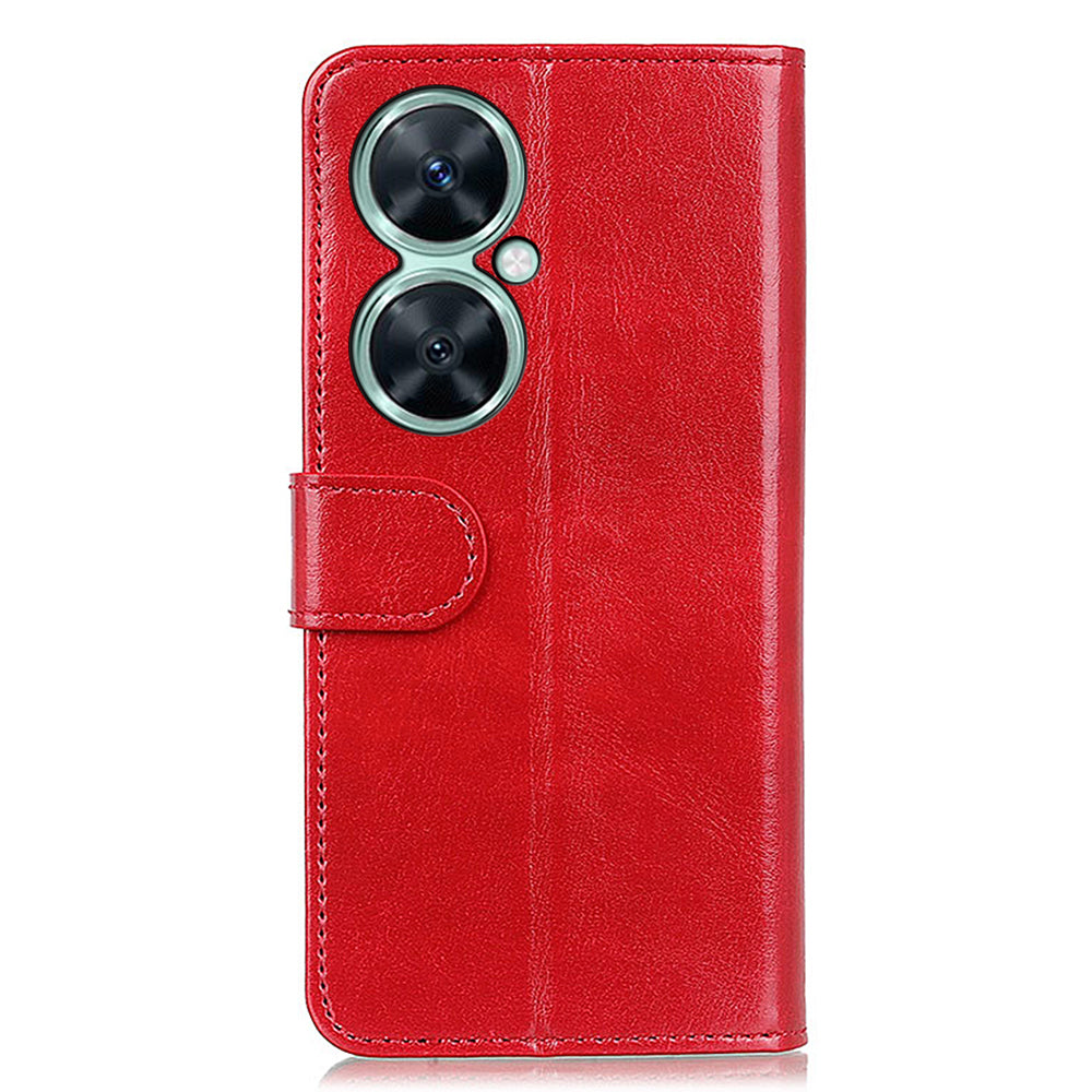 For Huawei Nova 11i / Enjoy 60 Pro / Maimang 20 Phone Leather Case Stand Wallet Crazy Horse Texture Cover