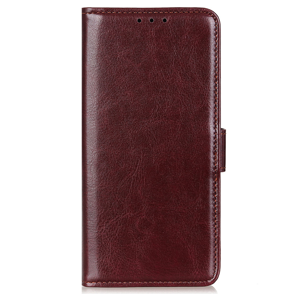For Huawei nova 11 Flip Wallet Case Crazy Horse Texture PU Leather Stand Phone Cover