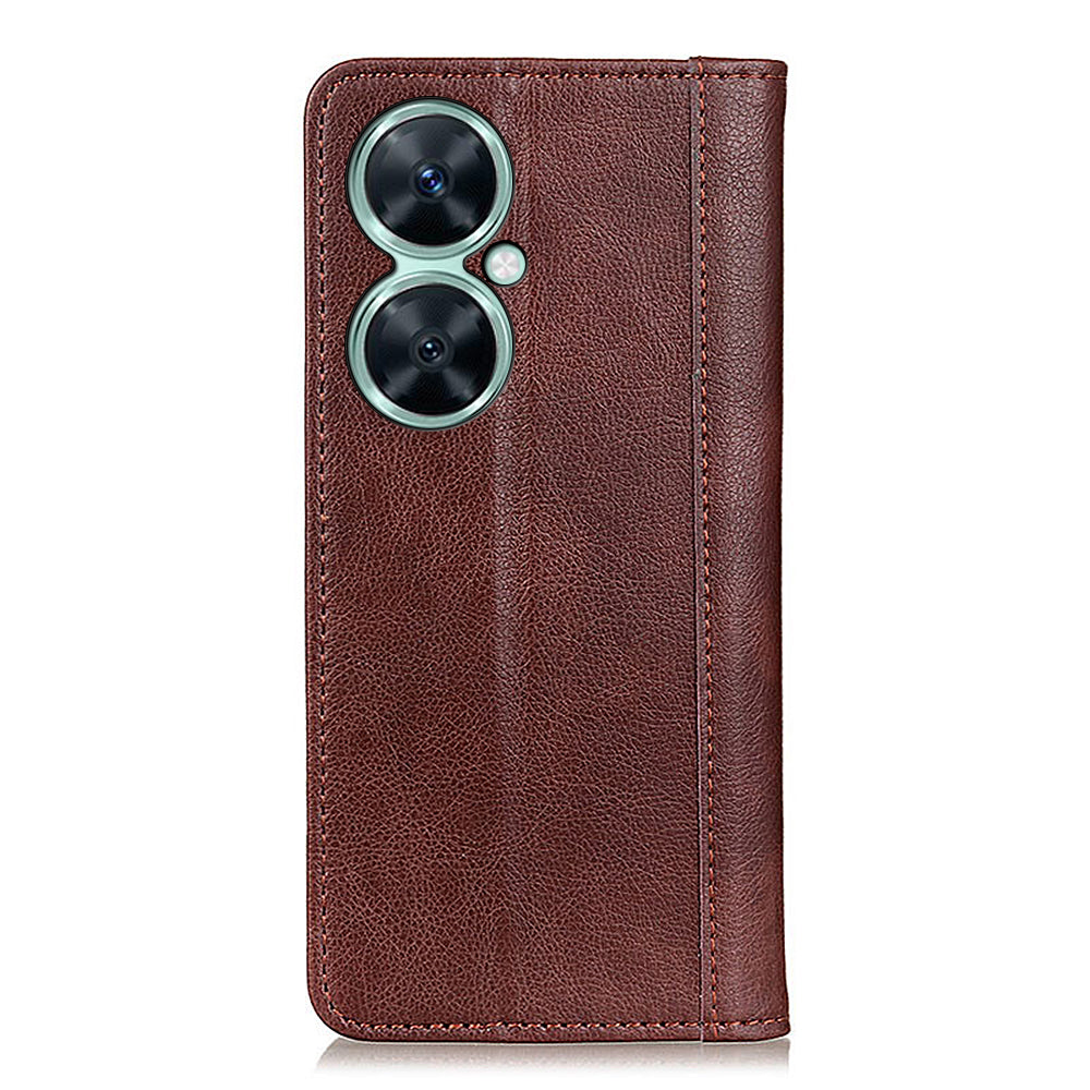 For Huawei Nova 11i / Enjoy 60 Pro / Maimang 20 Wallet Stand Phone Case Litchi Texture Split Leather Cover