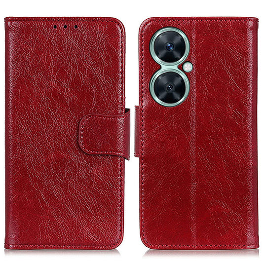 For Huawei Nova 11i / Enjoy 60 Pro / Maimang 20 Wallet Phone Case Nappa Texture Stand Split Leather Cover