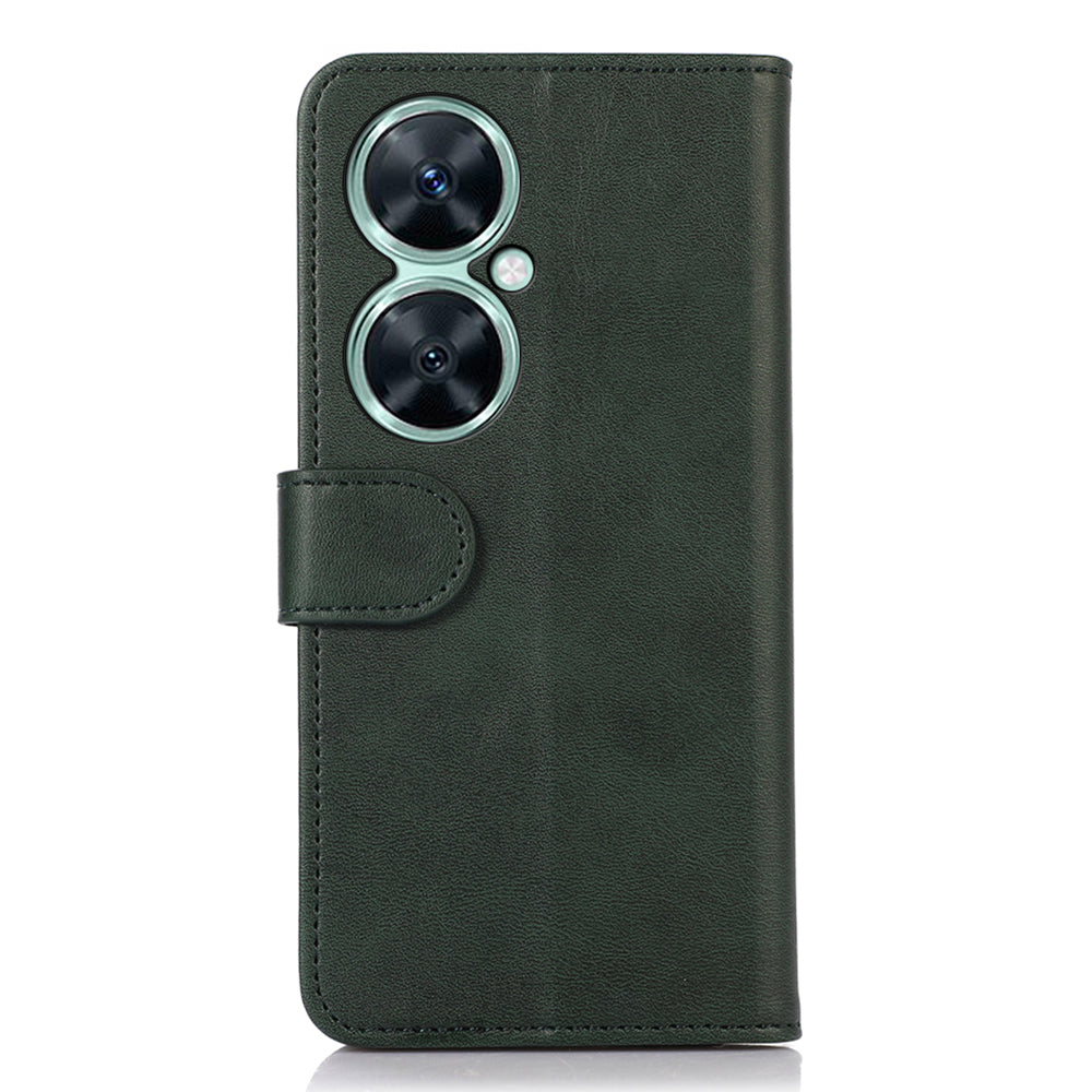 For Huawei Nova 11i / Enjoy 60 Pro / Maimang 20 PU Leather Wallet Case Stand Cowhide Texture Phone Cover