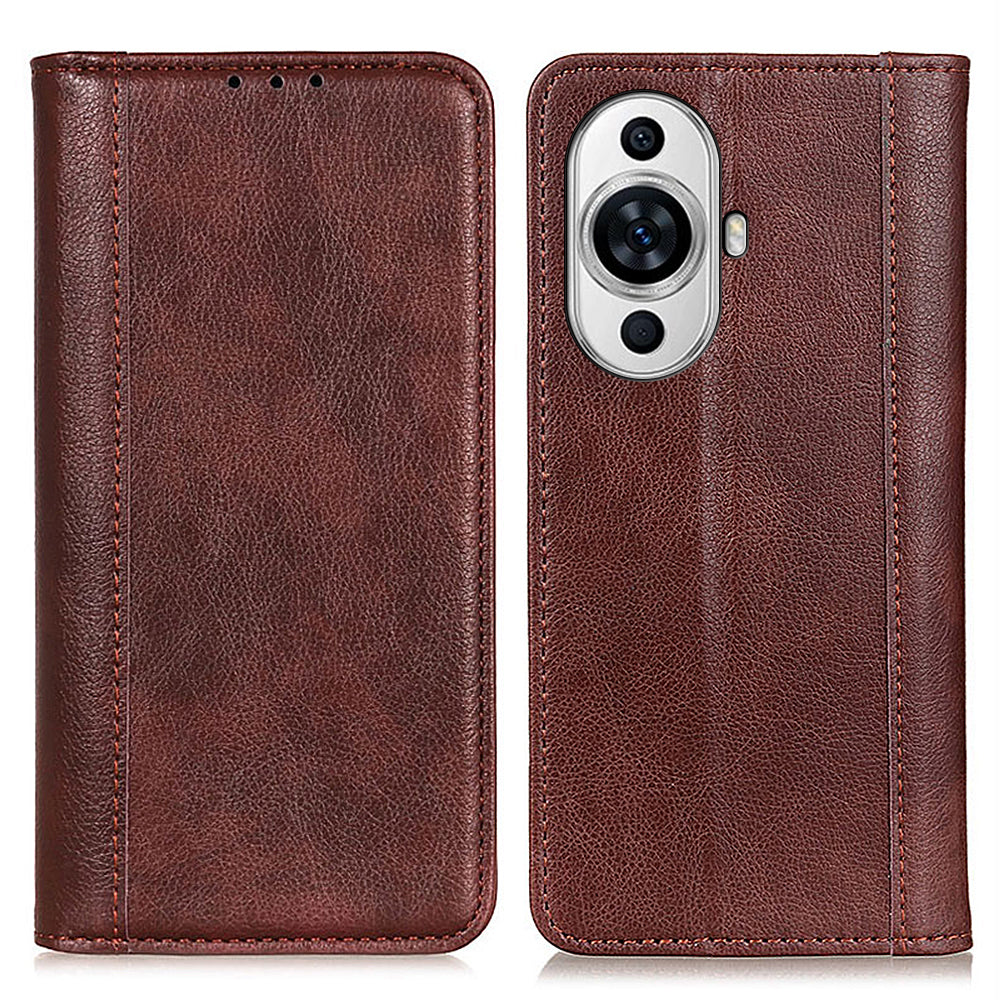 For Huawei nova 11 Pro / nova 11 Ultra Split Leather Wallet Phone Cover Litchi Texture Stand Case