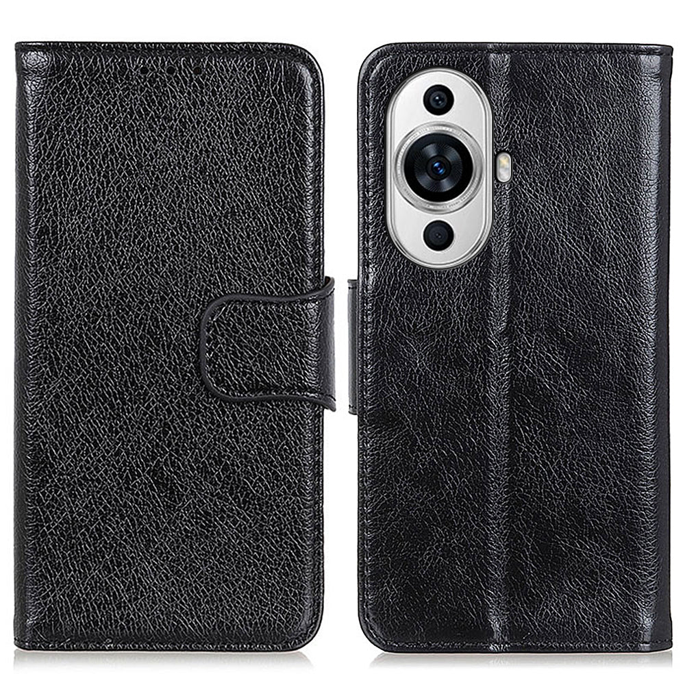 For Huawei nova 11 Nappa Texture Protective Cover Split Leather Wallet Stand Phone Case