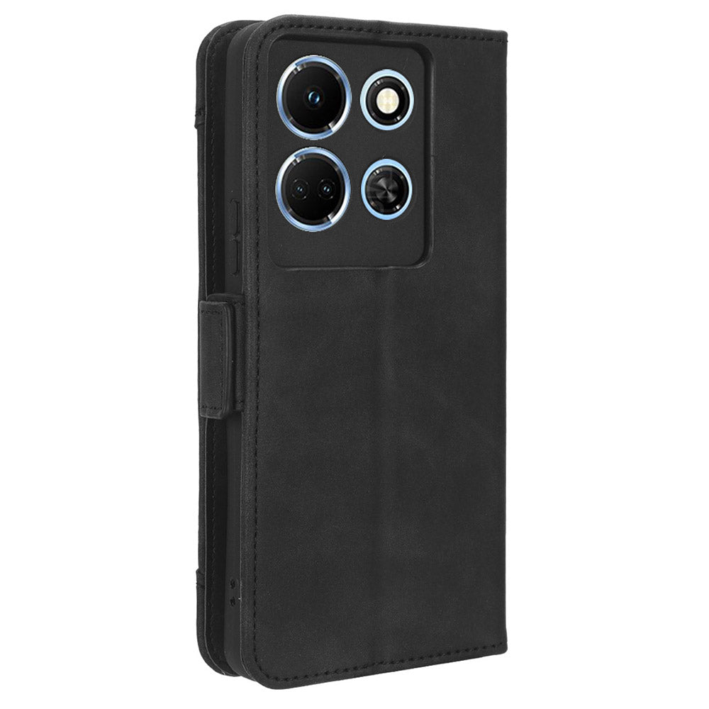 For Infinix Note 30 4G / X6833B / X6716B Anti-Scratch PU Leather Case Wallet Phone Stand Cover with Multiple Card Slots