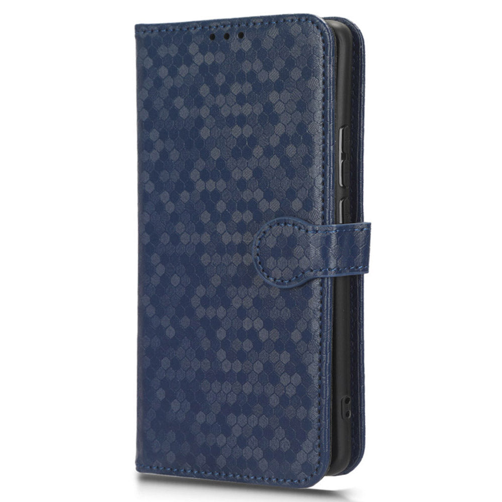 For Infinix Note 30 VIP 5G Phone Wallet Case Dot Imprinted Stand PU Leather Cover