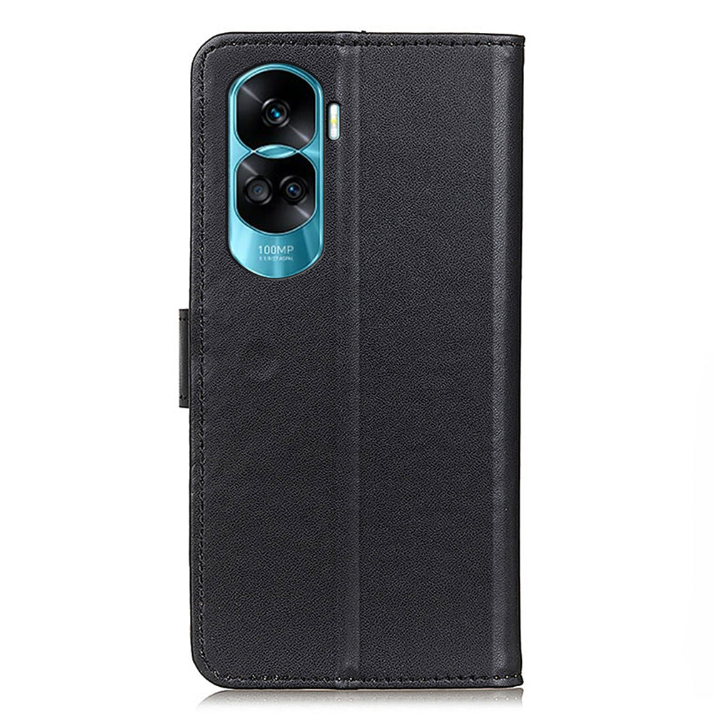 For Honor 90 Lite 5G / X50i Dustproof Cover Shockproof Wallet Stand Textured PU Leather Phone Case