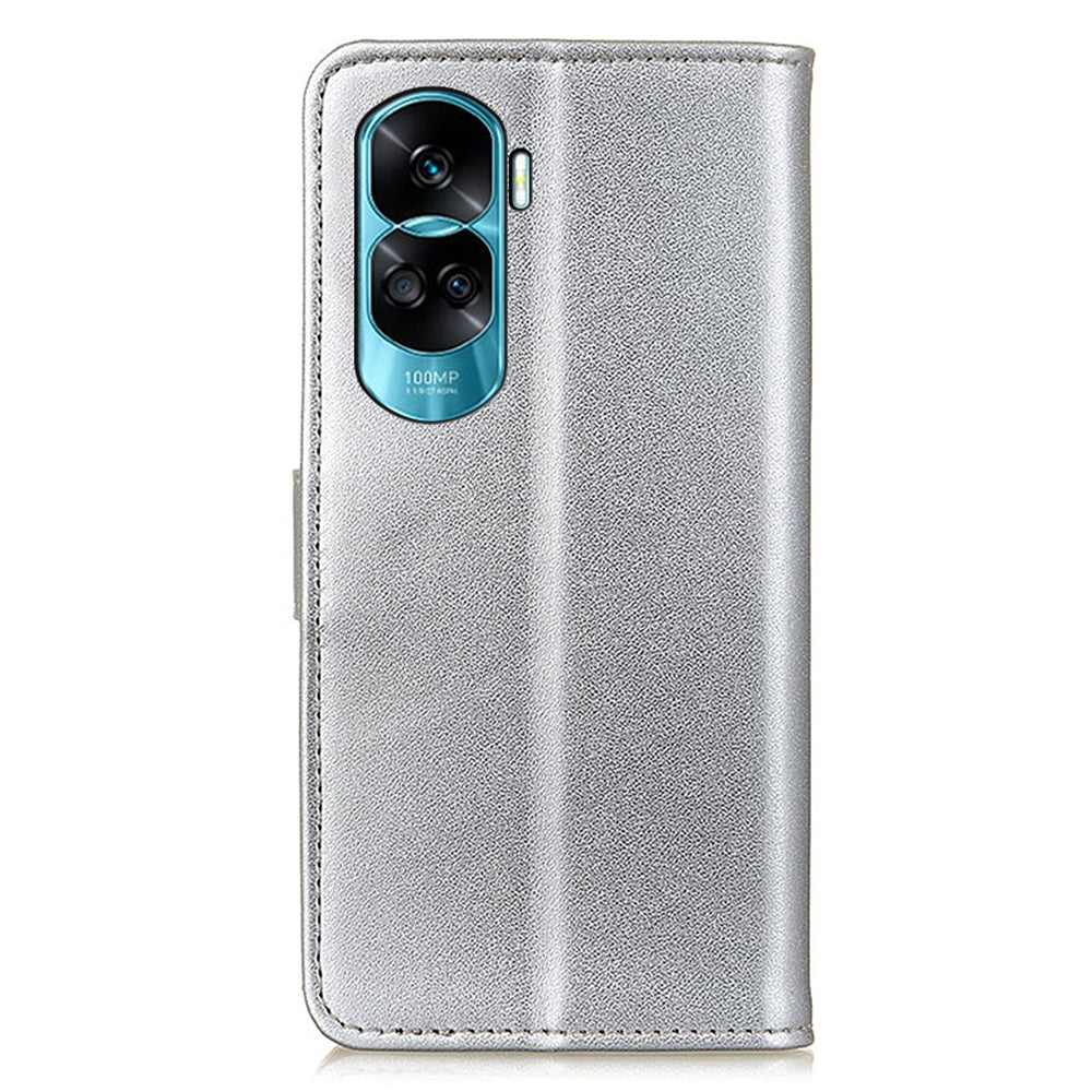 For Honor 90 Lite 5G / X50i Dustproof Cover Shockproof Wallet Stand Textured PU Leather Phone Case