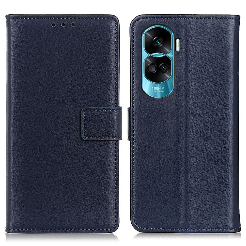 For Honor 90 Lite 5G / X50i Dustproof Cover Shockproof Wallet Stand Textured PU Leather Phone Case