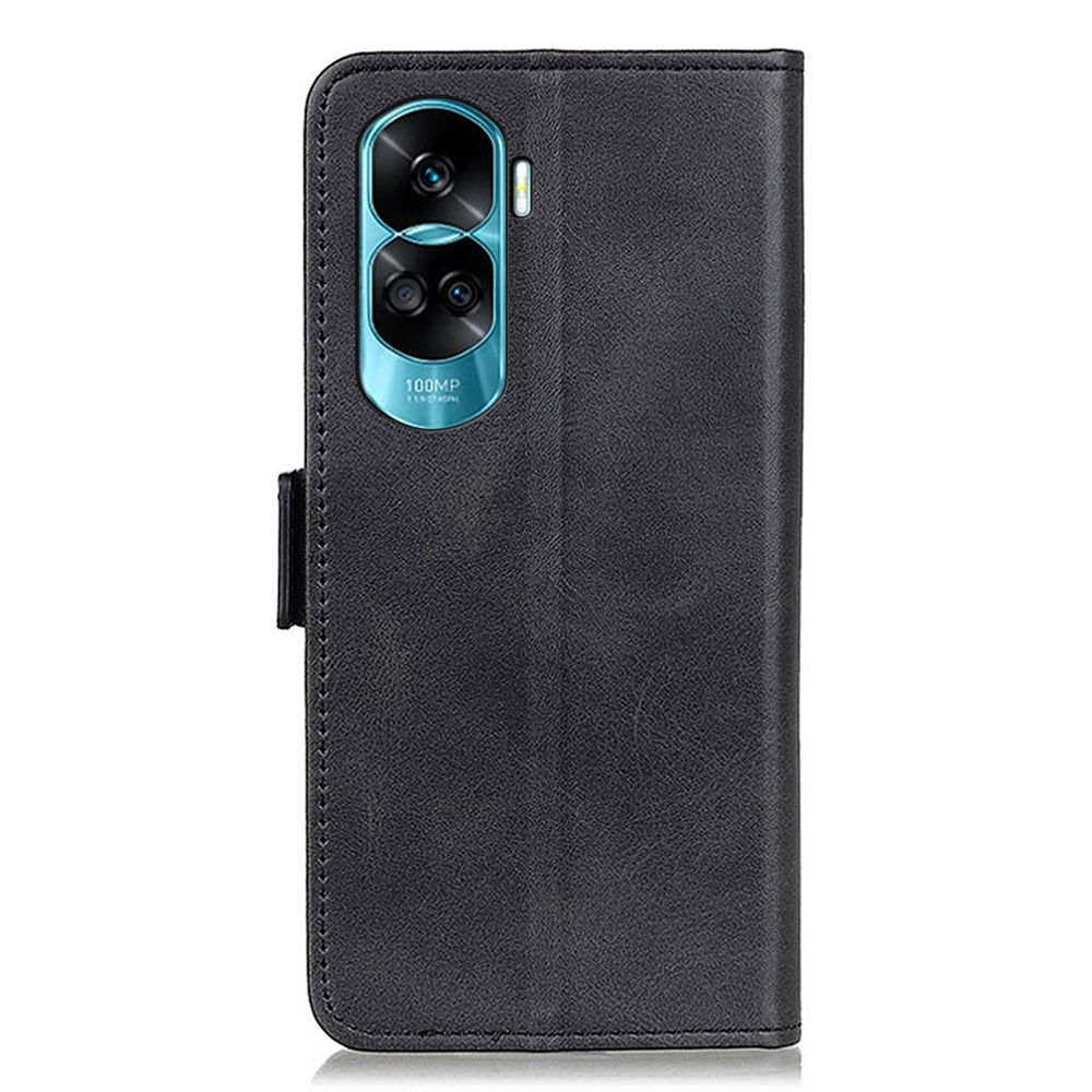 For Honor 90 Lite 5G / X50i Multifunction Wallet Case Cowhide Texture PU Leather Phone Stand Cover