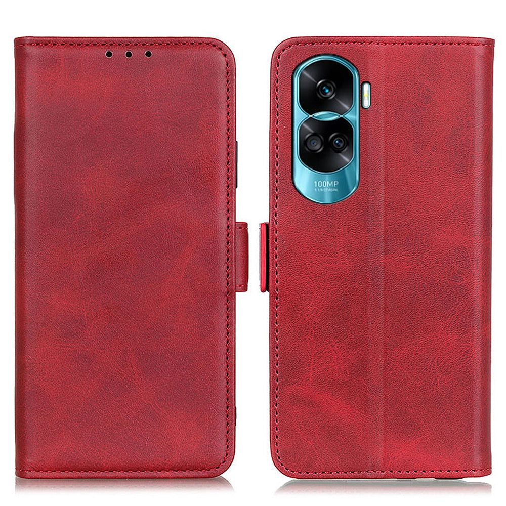 For Honor 90 Lite 5G / X50i Multifunction Wallet Case Cowhide Texture PU Leather Phone Stand Cover