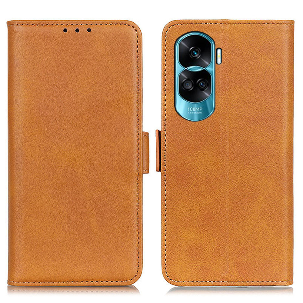 For Honor 90 Lite 5G / X50i Multifunction Wallet Case Cowhide Texture PU Leather Phone Stand Cover