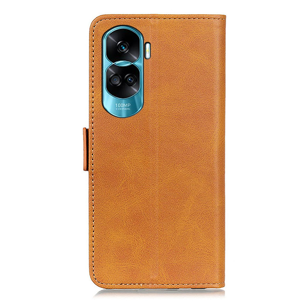 For Honor 90 Lite 5G / X50i Multifunction Wallet Case Cowhide Texture PU Leather Phone Stand Cover