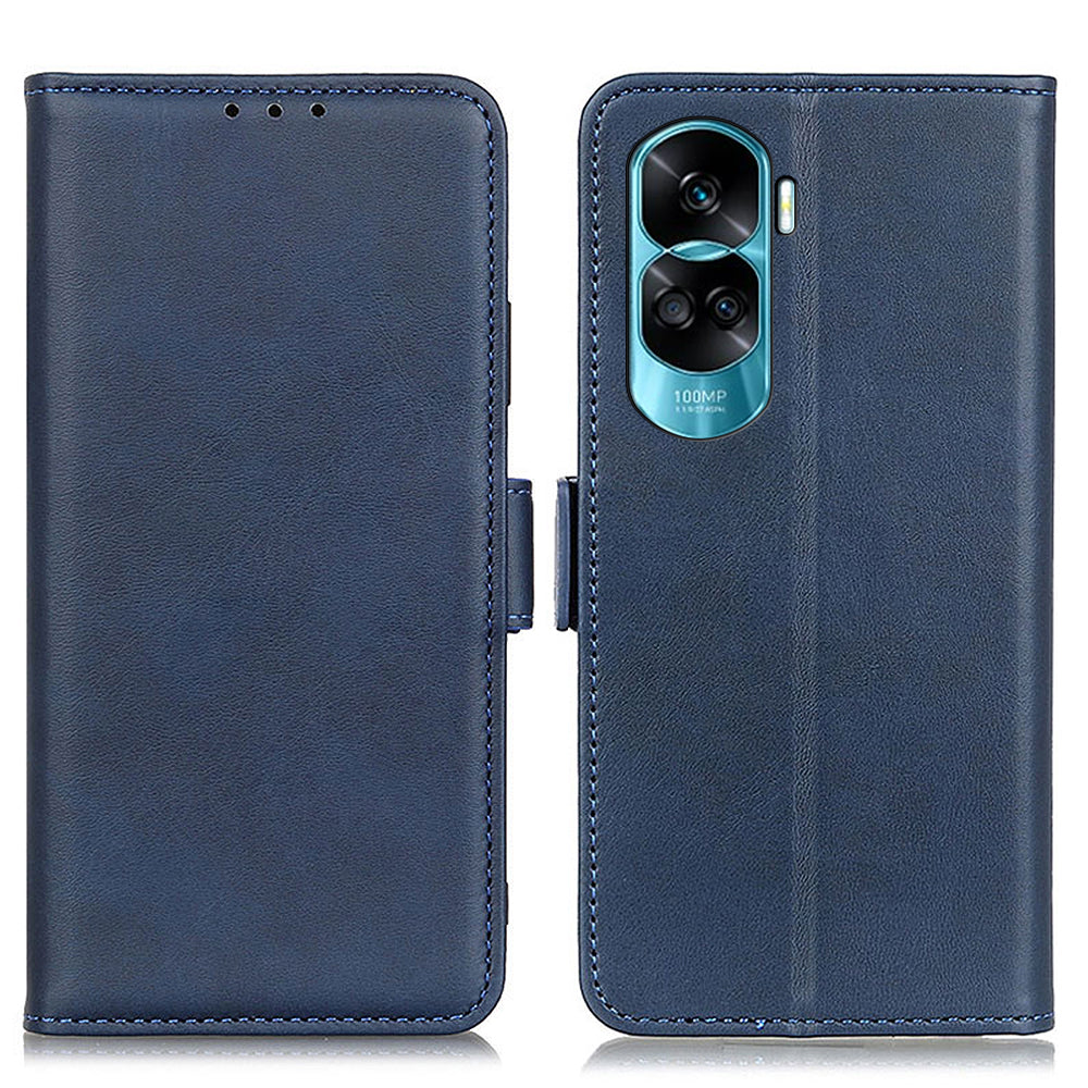 For Honor 90 Lite 5G / X50i Multifunction Wallet Case Cowhide Texture PU Leather Phone Stand Cover