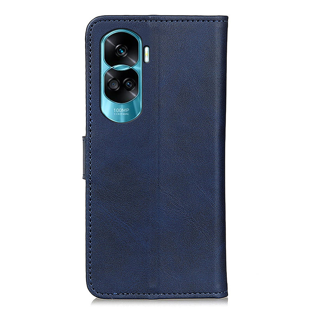 For Honor 90 Lite 5G / X50i Anti-Scratch PU Leather Phone Case Cowhide Texture Stand Wallet Shell Cover