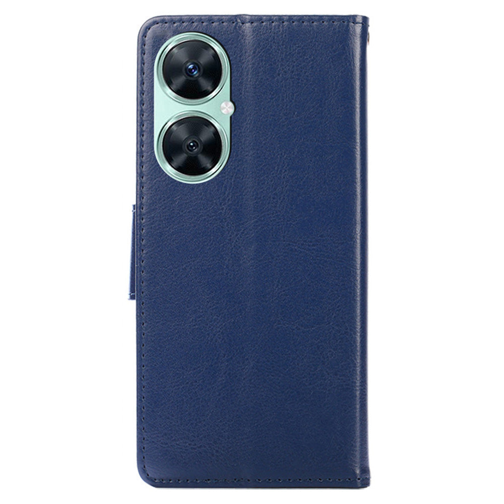 For Huawei Enjoy 60 Pro / Nova 11i / Maimang 20 Wallet Stand Case Anti-scratch Textured PU Leather Phone Cover