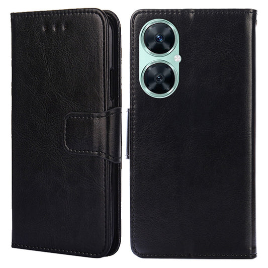For Huawei Enjoy 60 Pro / Nova 11i / Maimang 20 Wallet Stand Case Anti-scratch Textured PU Leather Phone Cover