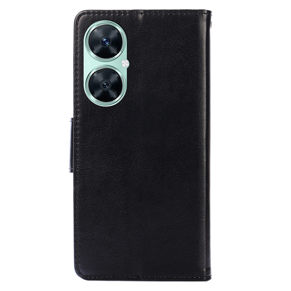 For Huawei Enjoy 60 Pro / Nova 11i / Maimang 20 Wallet Stand Case Anti-scratch Textured PU Leather Phone Cover