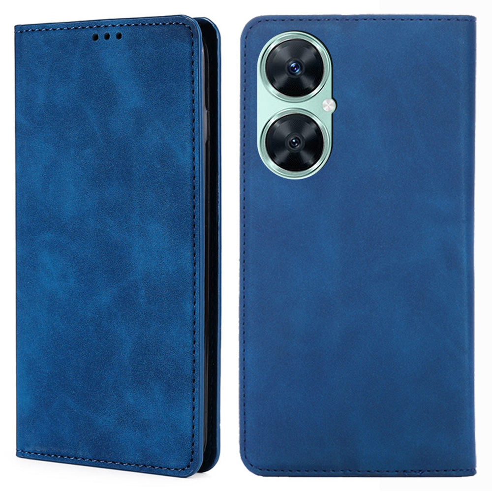 For Huawei Enjoy 60 Pro / Nova 11i / Maimang 20 Card Holder PU Leather Phone Case Skin-touch Phone Stand Cover