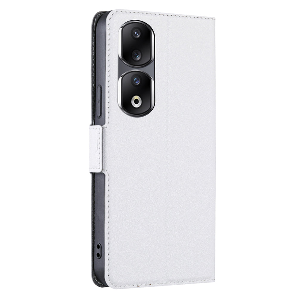 For Honor 90 Pro Phone Stand Case PU Leather Shockproof Card Slot Design Phone Cover