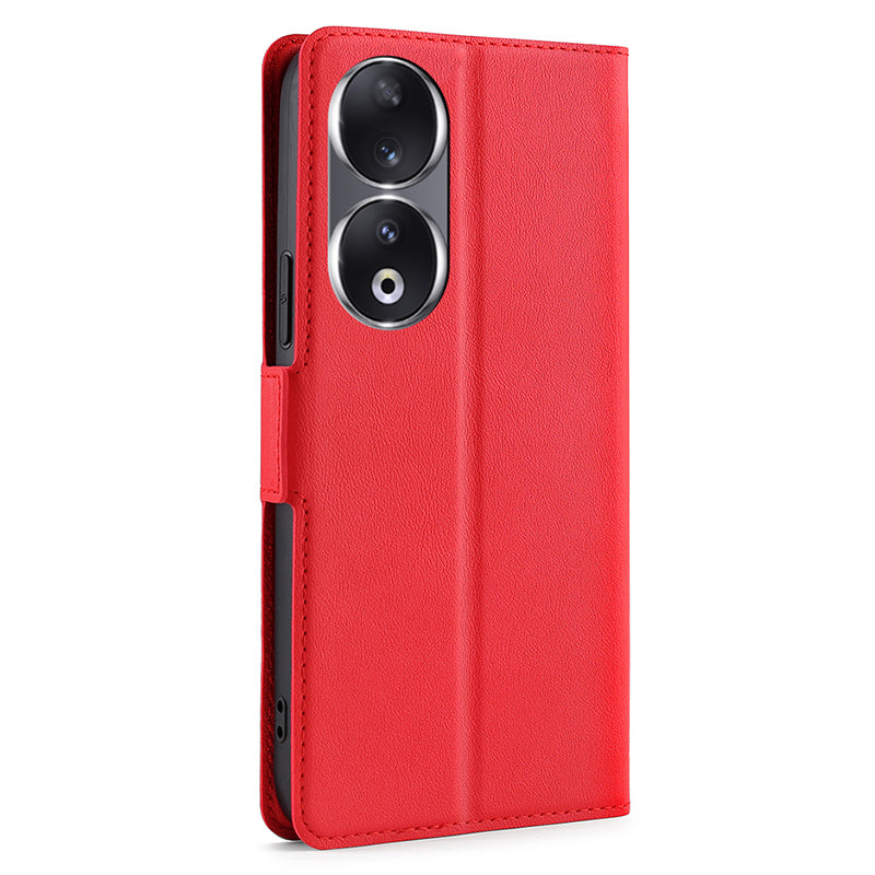 For Honor 90 Cell Phone Case PU Leather Card Slot Design Stand Phone Cover