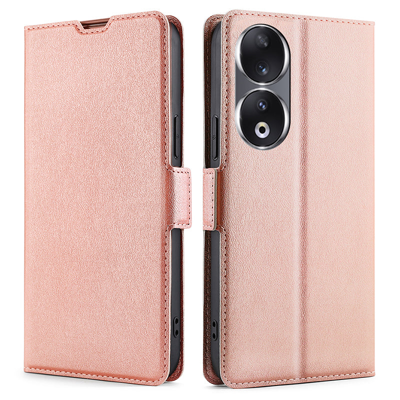 For Honor 90 Cell Phone Case PU Leather Card Slot Design Stand Phone Cover