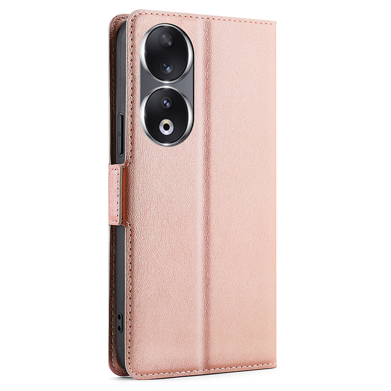 For Honor 90 Cell Phone Case PU Leather Card Slot Design Stand Phone Cover