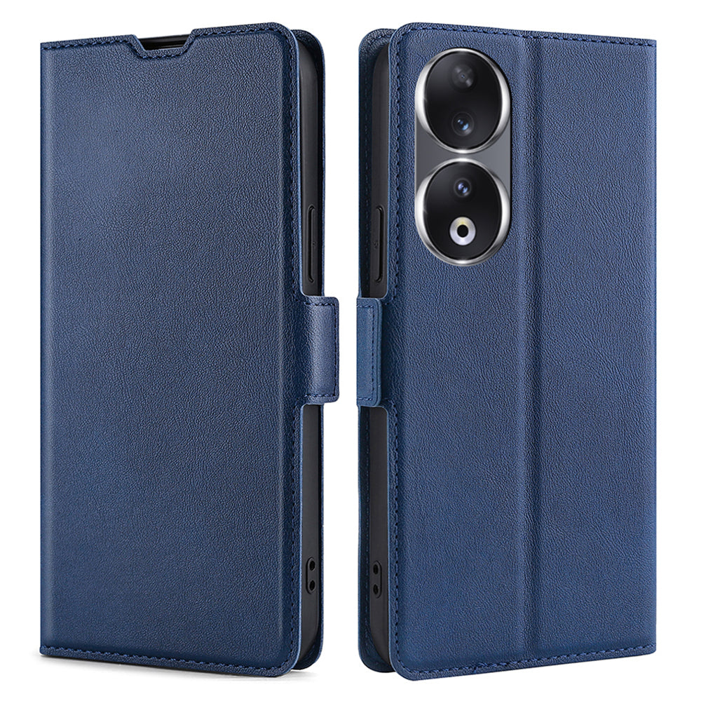 For Honor 90 Cell Phone Case PU Leather Card Slot Design Stand Phone Cover