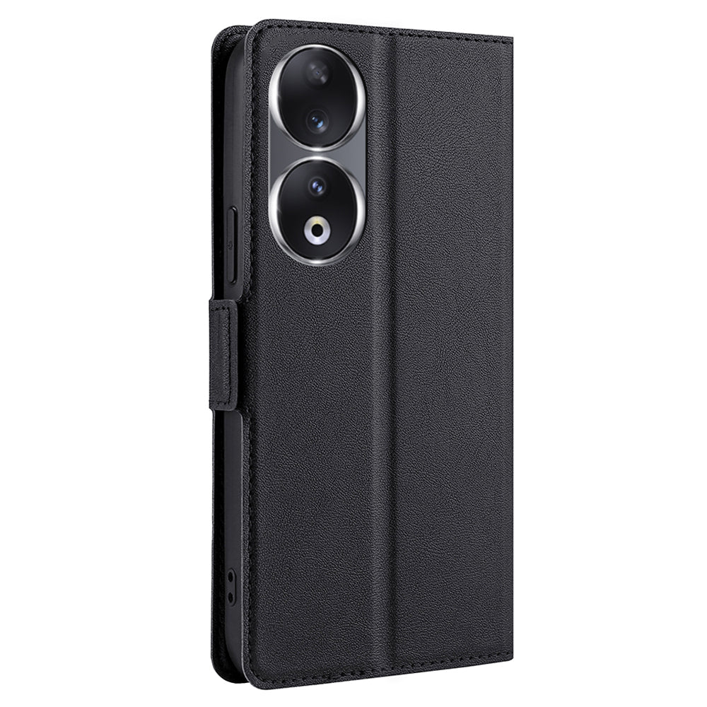 For Honor 90 Cell Phone Case PU Leather Card Slot Design Stand Phone Cover